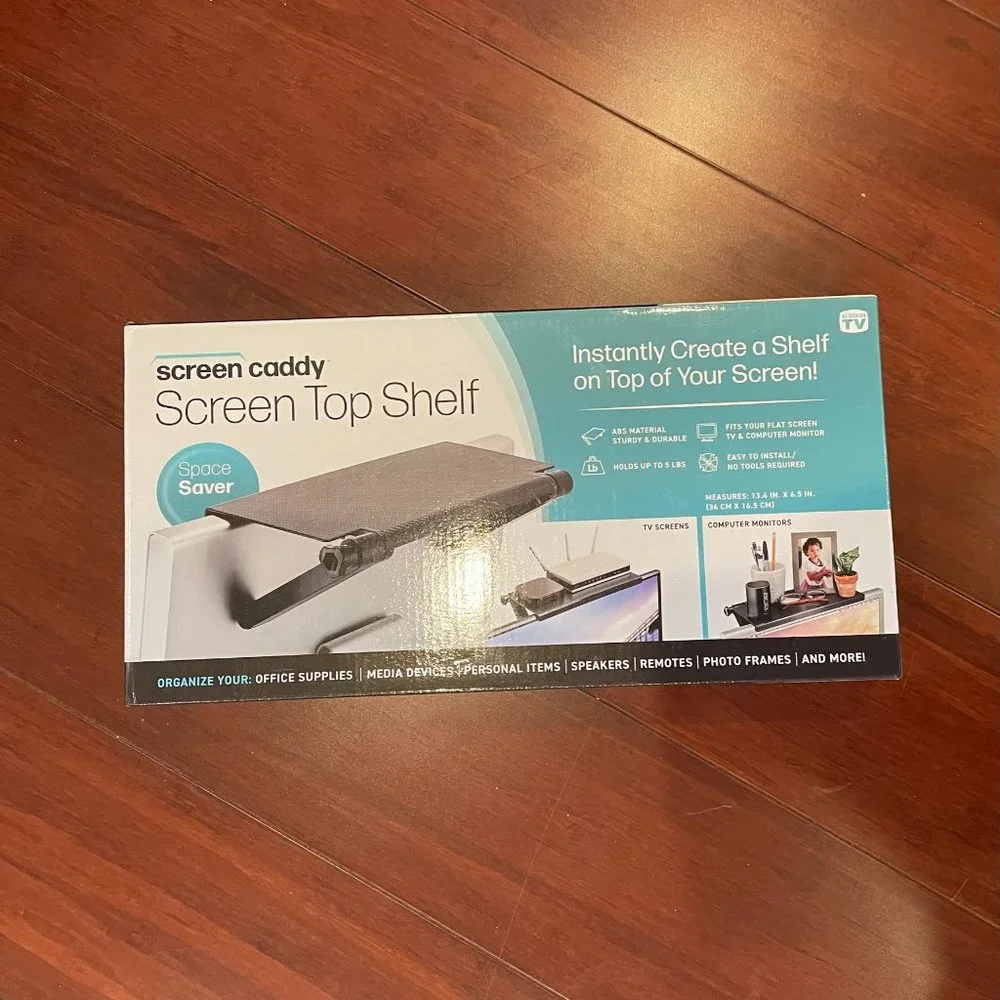 Screen caddy/shelf for TV's or monitors - NEW!